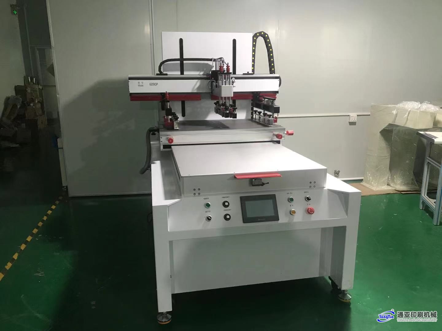 TYS-6090D-P伺服跑臺吸氣式平面絲印機(jī)